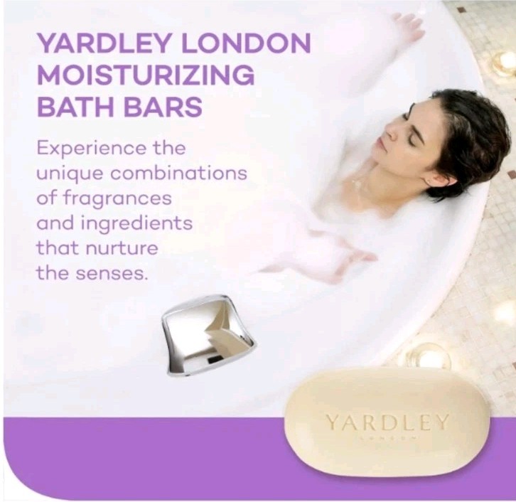 § YARDLEY LONDON (1) 4.0 Oz.🪻🫧 ●ENGLISH LAVENDER●🪻🫧 ≈NOURISHING≈ Bath Bars.