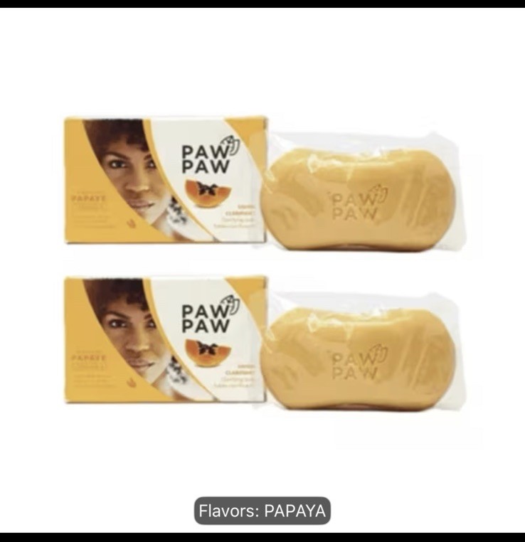 2Pcs Paw Paw Clarifying Soap with Vitamin E & Papaya Extracts – 180g