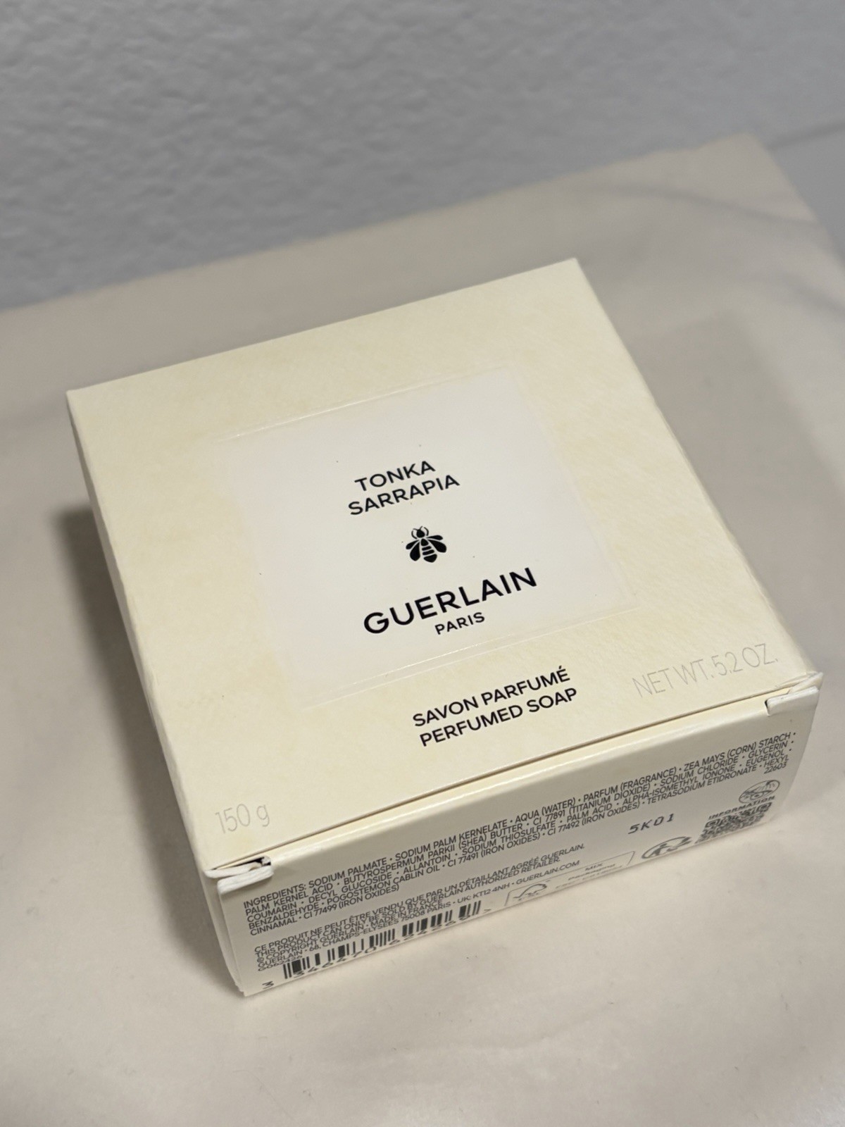 Guerlain Tonka Sarrapia Perfumed Soap Bar Tonka Scent 5.2 oz Body 2pcs