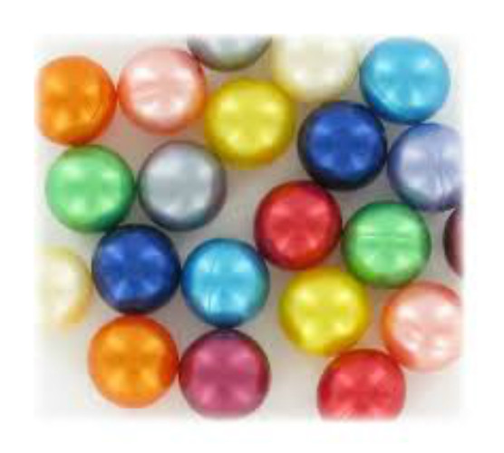 Mixed colours Circular 3.9g Bath Oil Beads Floral Fragrance Bath Pearls