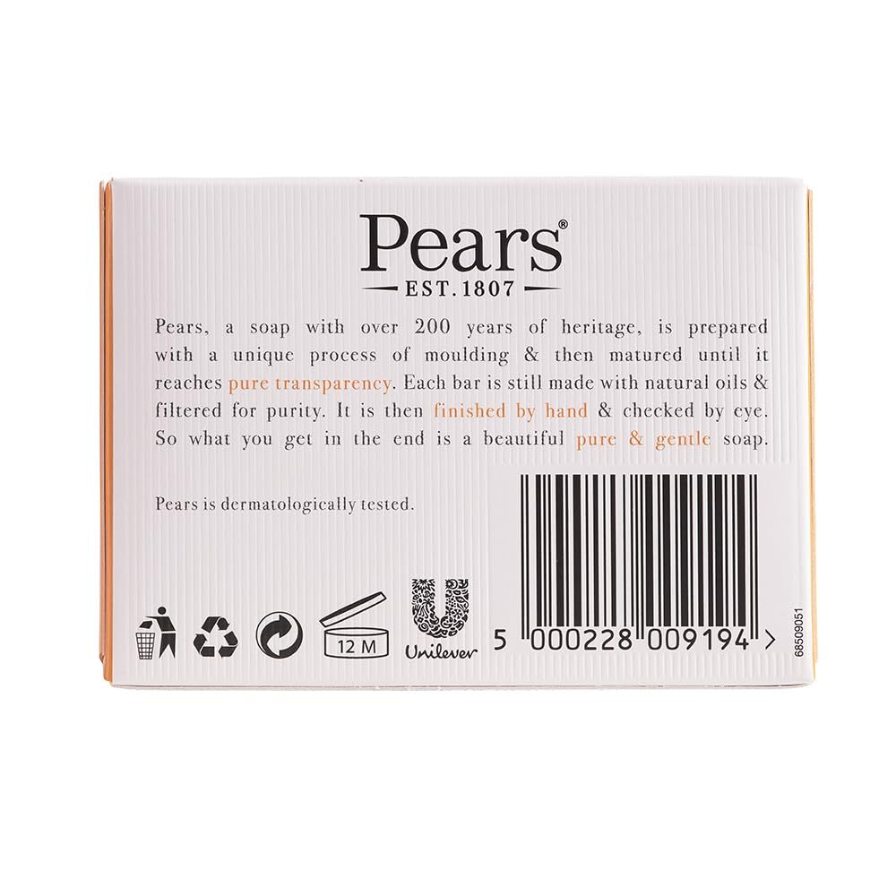 Pears Gentle Care Transparent 12 Bars 4.4 Oz