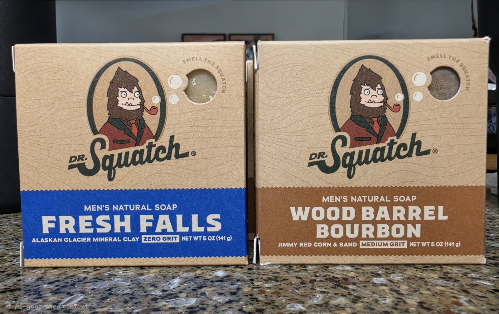 ~ Dr Squatch ~ Soap • 6 Pack • Bundle Mens – Fresh Falls – Wood Barrel Bourbon