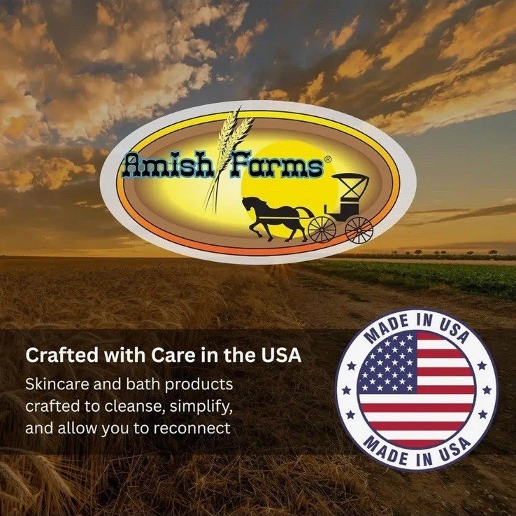 Amish Farm Worlds Best Quality Bar Soap Fragrance Free No Dyes 5 bars total