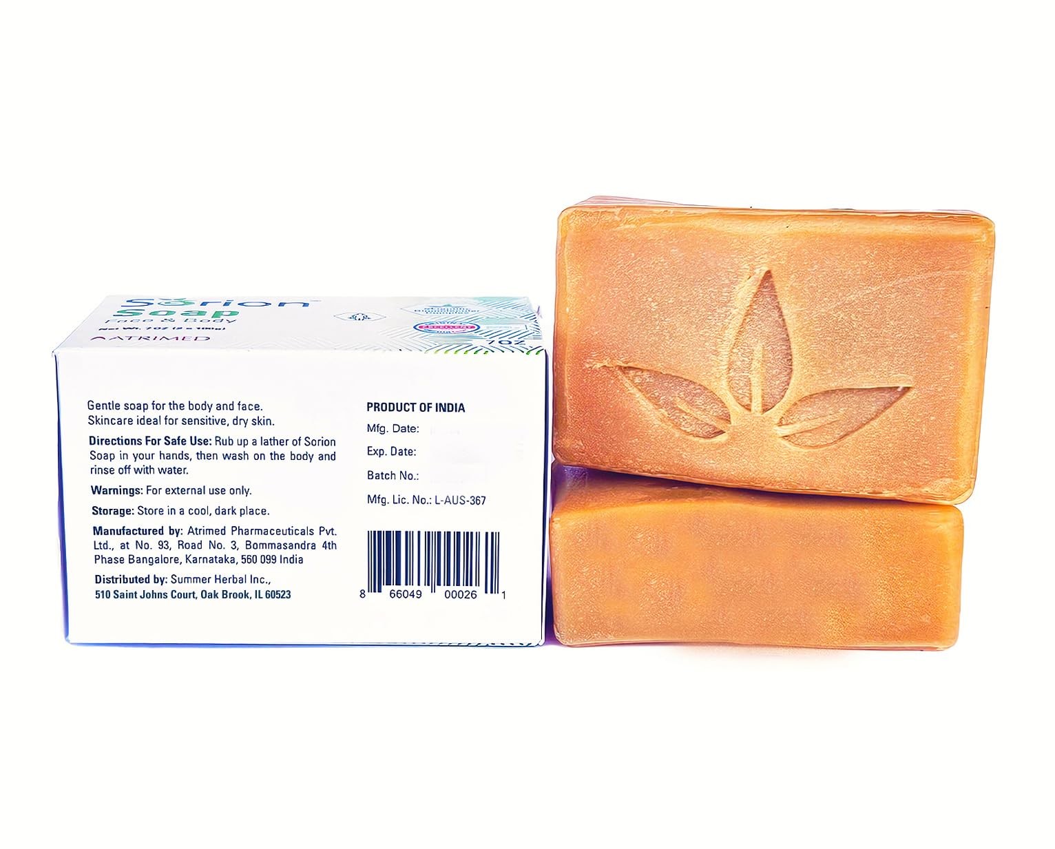 Soap – Bar Soaps to Smooth and to Comfort Dry, Itchy and Flaky Skin