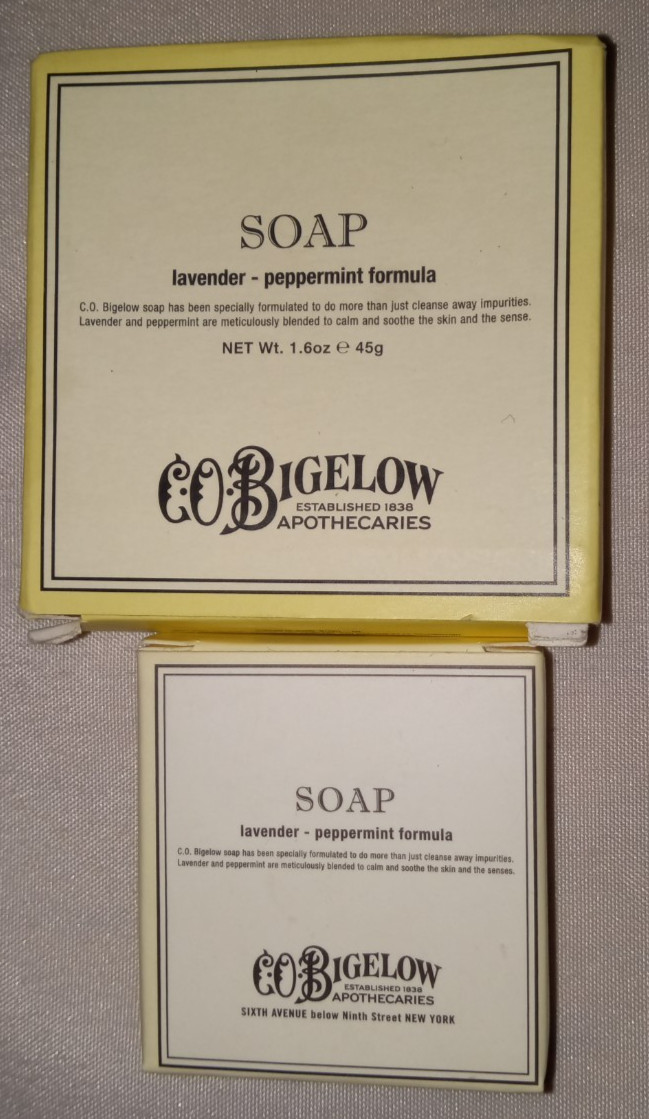 CO Bigelow Lavender Peppermint Formula Soap Shamp Cond & Lotion Travel Lot