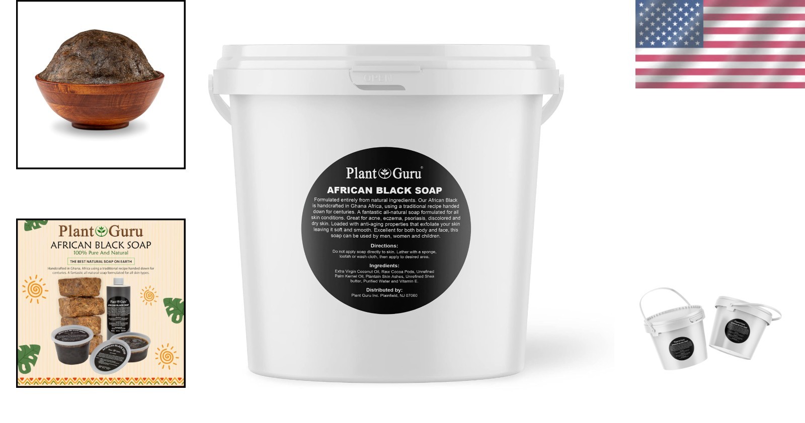 Traditional African Black Soap Cleansing Paste/`