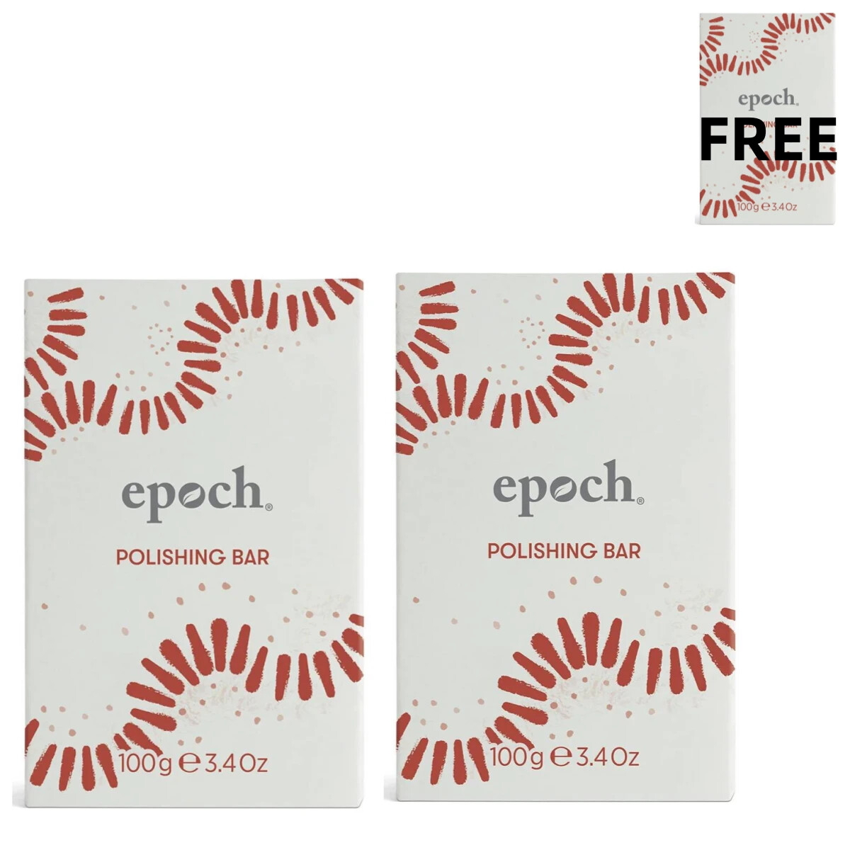 3 bars of Nuskin Epoch Polishing Bar Soap + 1 Bracelet # 31-202