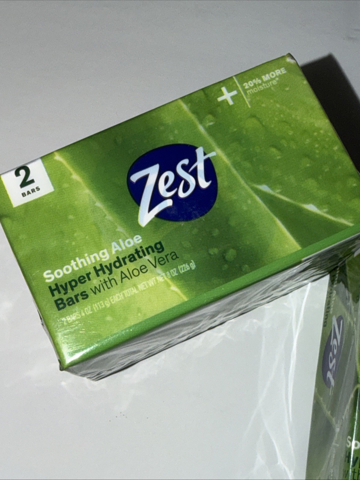 (6x) Twin Packs Zest Soothing Aloe, Deodorant Soap Bars – 12 Total 4 Oz Each.