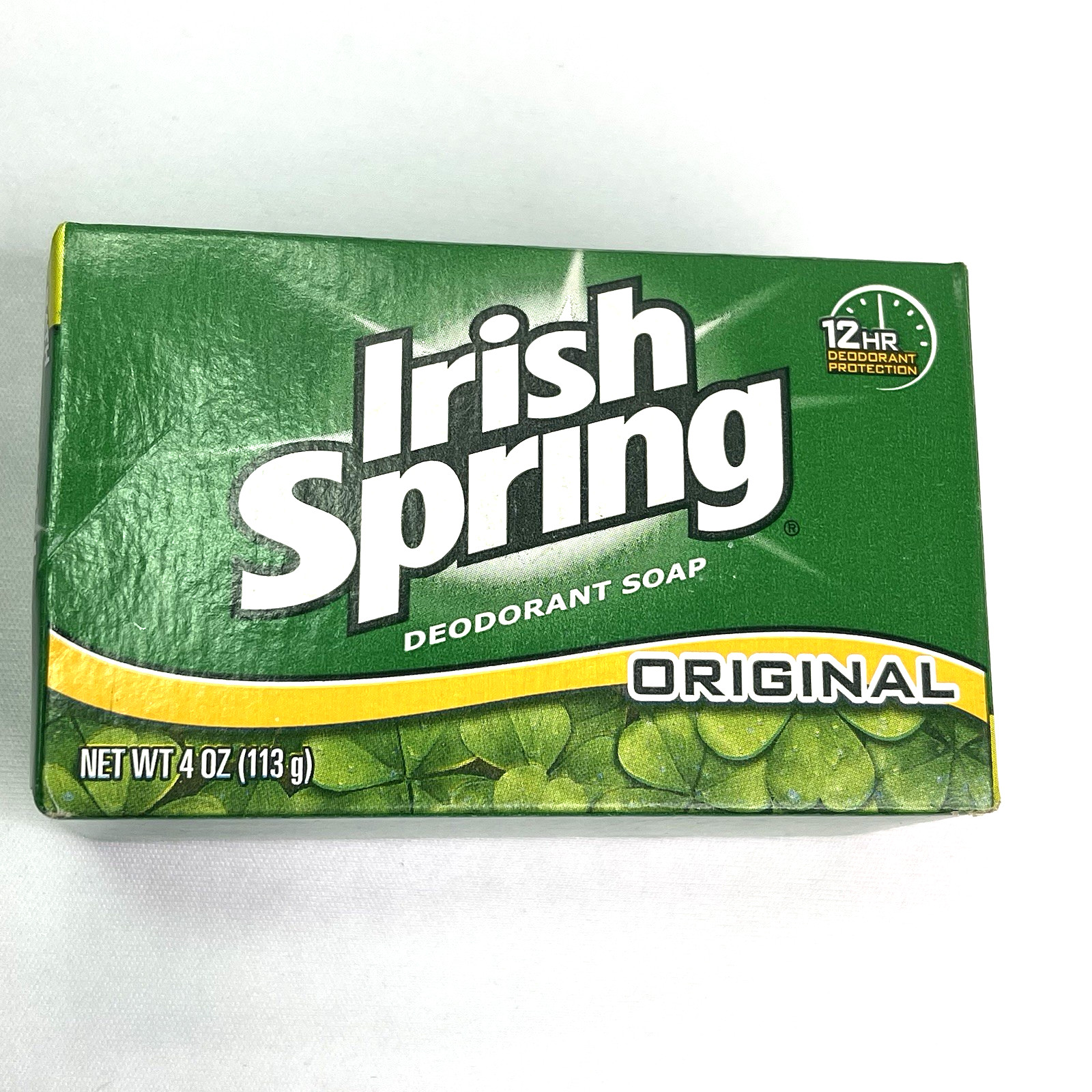 Vintage Irish Spring Bar Soap Original Scent 4 Oz ea No Flaxseed Oil Lot of 5