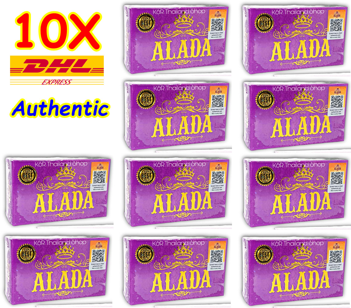 10X ALADA Whitening Soap Authentic 100% Naturals Nourishing & Moisturizing