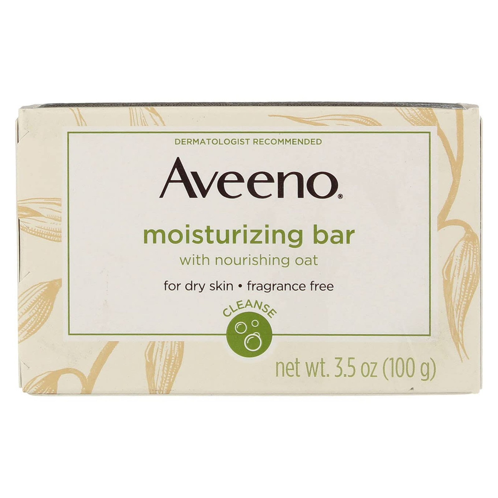 Aveeno Bar Soap Individually Wrapped Unscented 3.5 oz. 38137003623 1 Ct