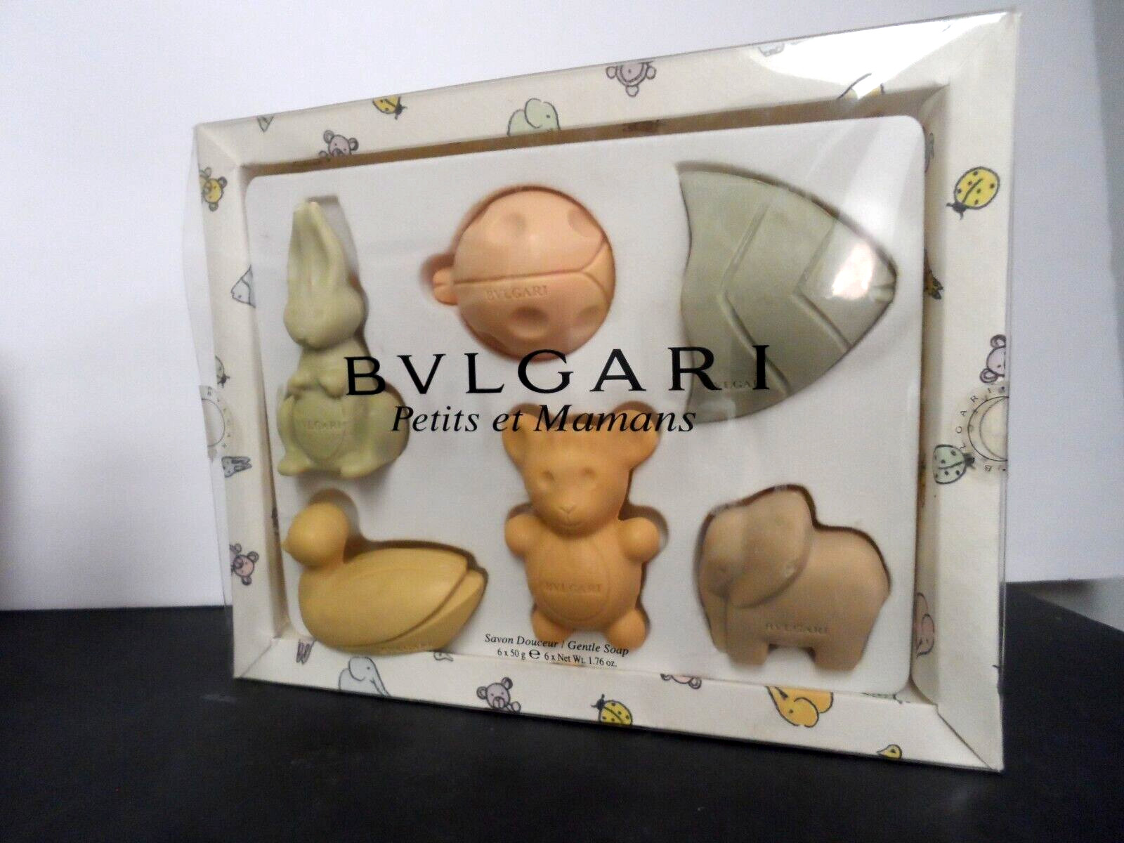 Bvlgari Petits et Maman Gentle Soap SET 6 x 1.7 oz / 50 g New In Box Discontinue
