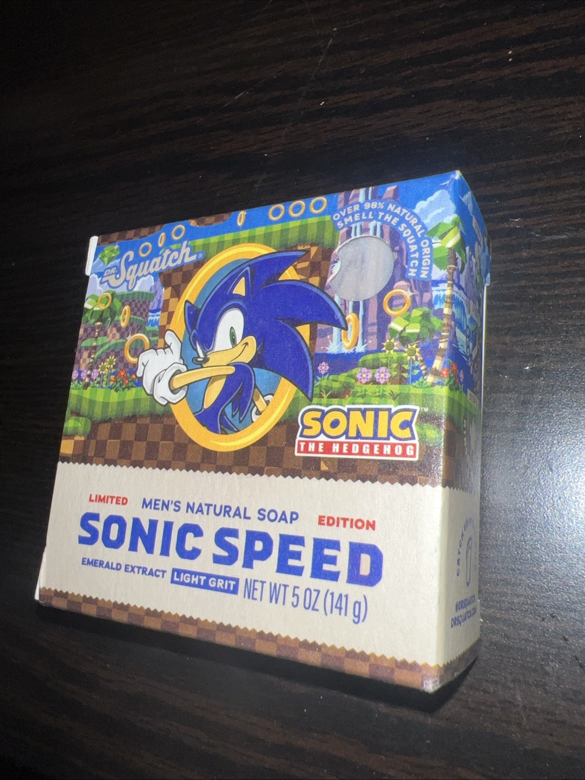 Dr. Squatch Limited Edition Bar Soap Sonic Speed Light Grit 5oz