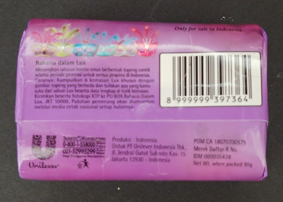 Vintage LUX Magic Spell Beauty Bar Soap Sold In Indonesia Lot Of 9 Bars 2010