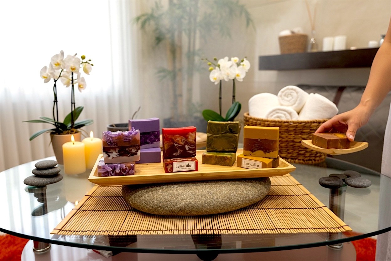 LumaLather Handmade Soap Gift Set of 6 Save 10%|Artisan Moisturizing Bath Soap
