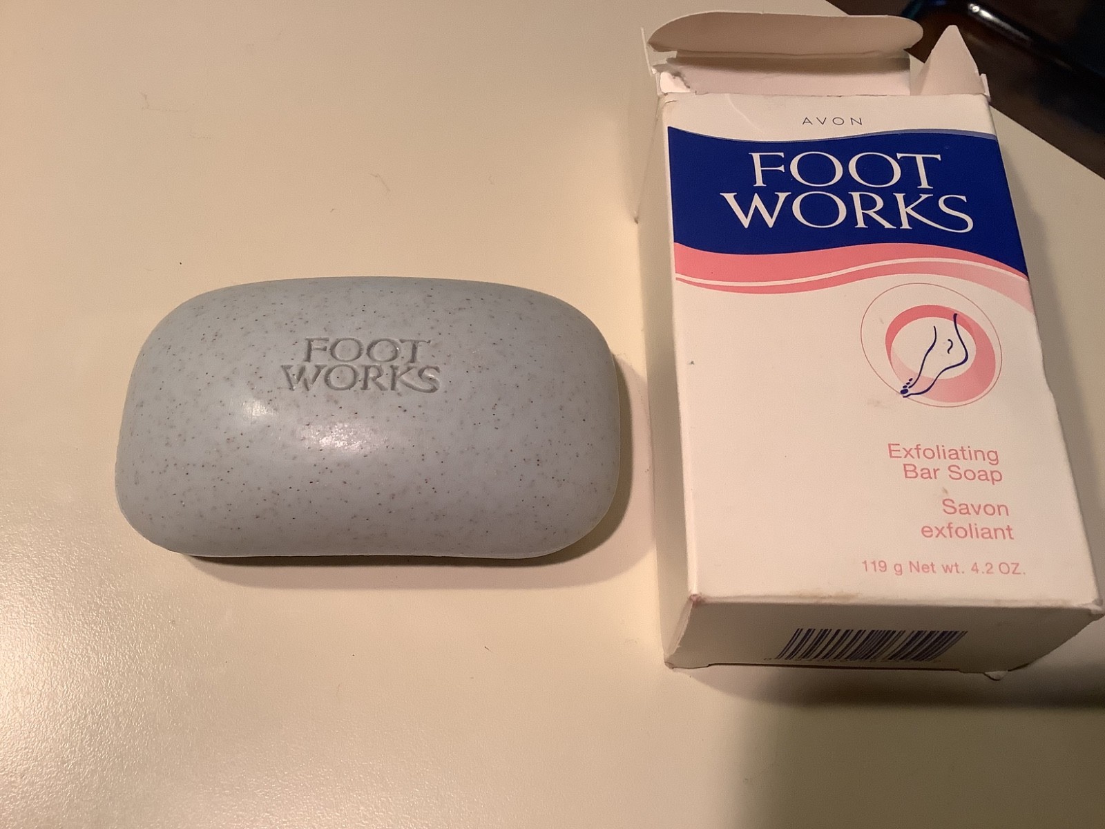 Avon Foot Works Exfoliating Bar Soap Full Size 4.2 oz – New Discontinued