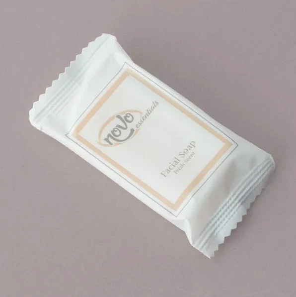 Novo Essentials Facial Soap Bars 0.4 oz 1000 Count Wrapped Hotel Motel Bulk