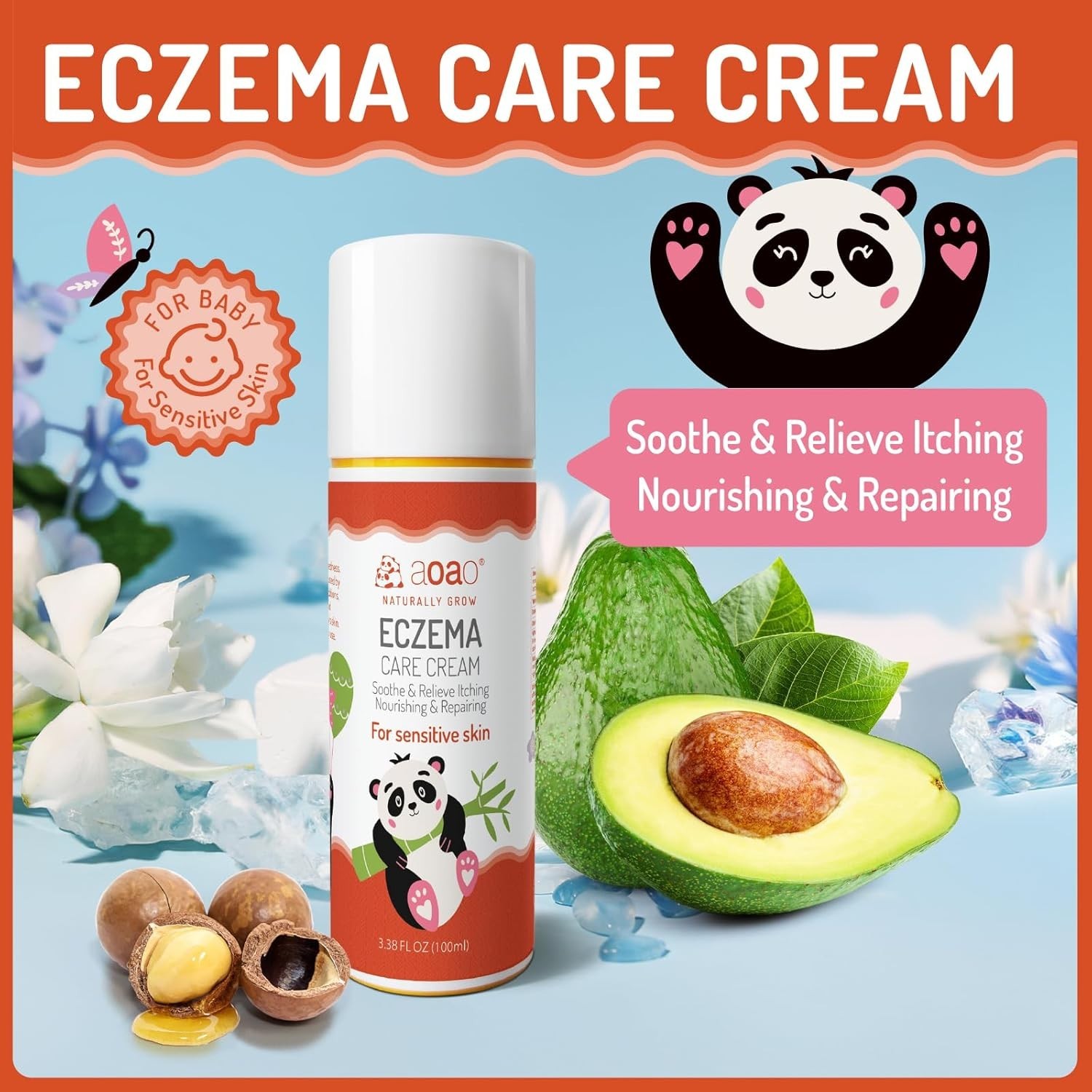 Baby Eczema Cream for Kids, Eczema Therapy & Relief Body Lotion – Nourishing