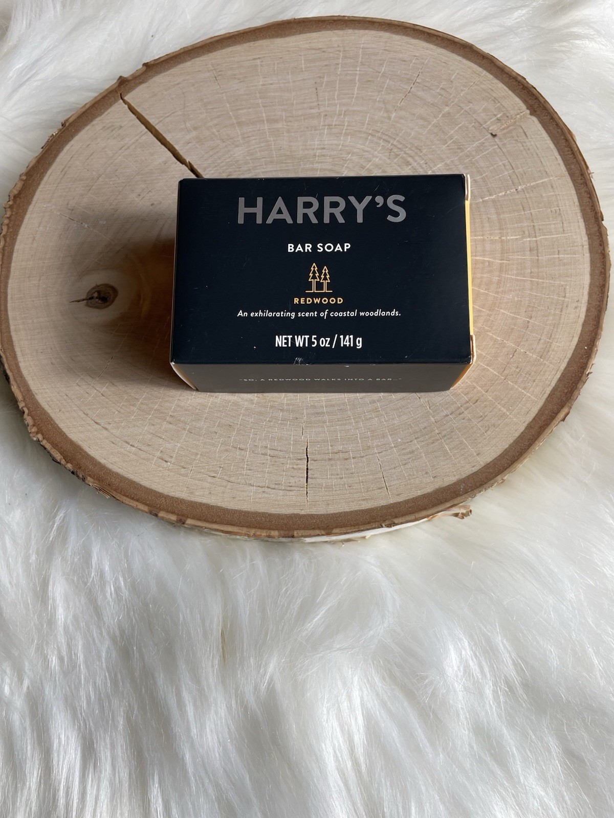 Harry’s Redwood Men’s Body Bar Soap RSPO Certified White 5oz Glycerin