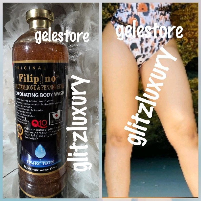 Filipino Glutathion & Fennel Seed exfoliating body wash. Anti stretch marks x 1