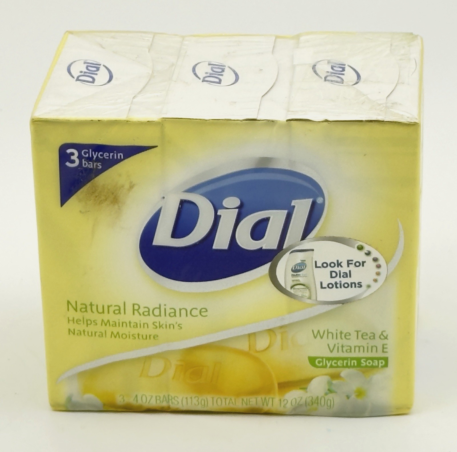 Dial Natural Radiance White Tea Vitamin E Glycerin Bar Soap 4 Ounce 3 Count 2009
