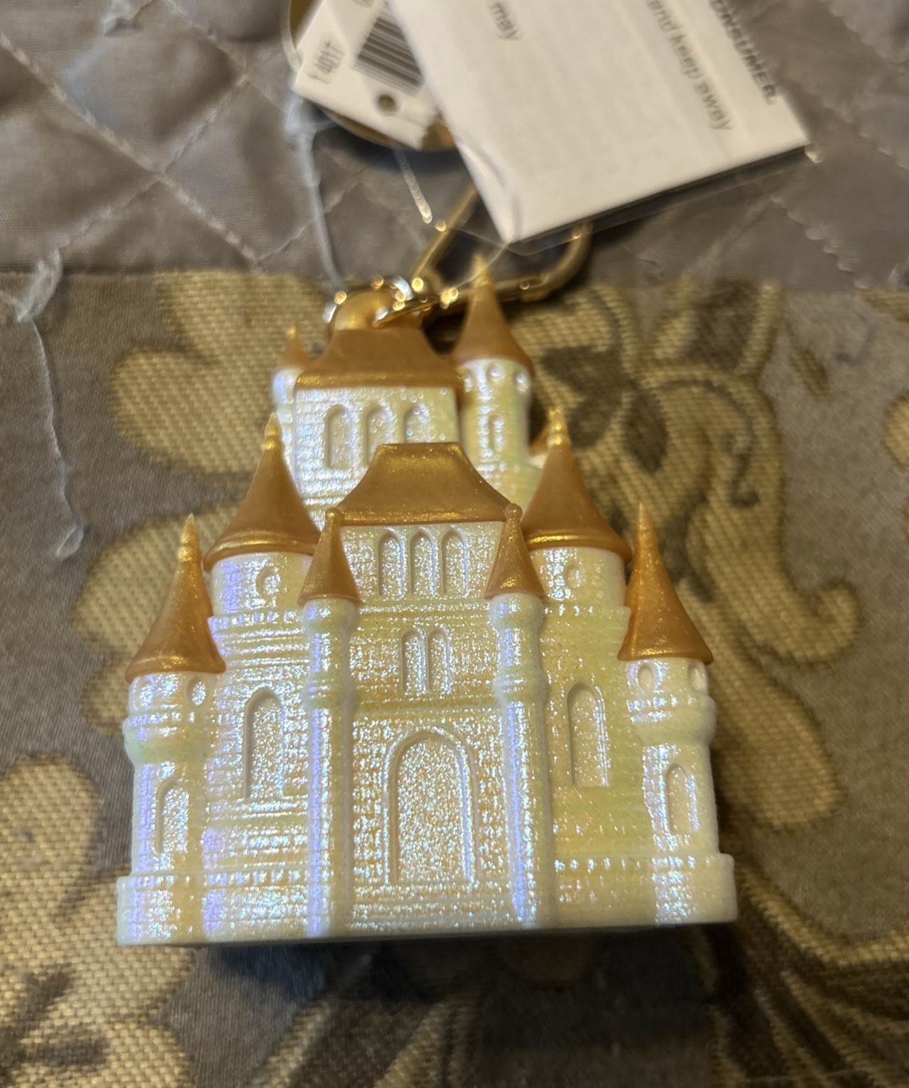 Bath & Body Works Disney Princess Light Up Castle Pocketbac Sanitizer Holder NEW