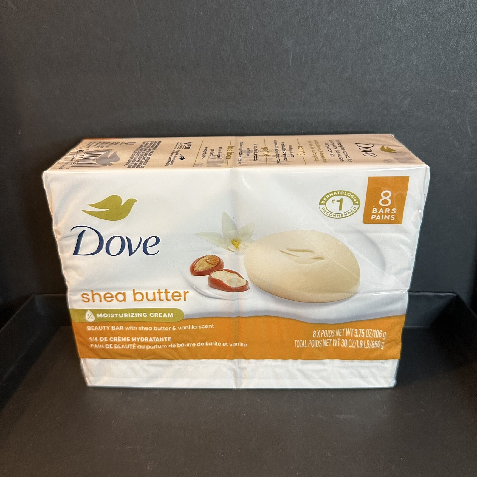 Dove Moisturizing Gentle Women’s Beauty Bar Soap All Skin Type Shea Butter