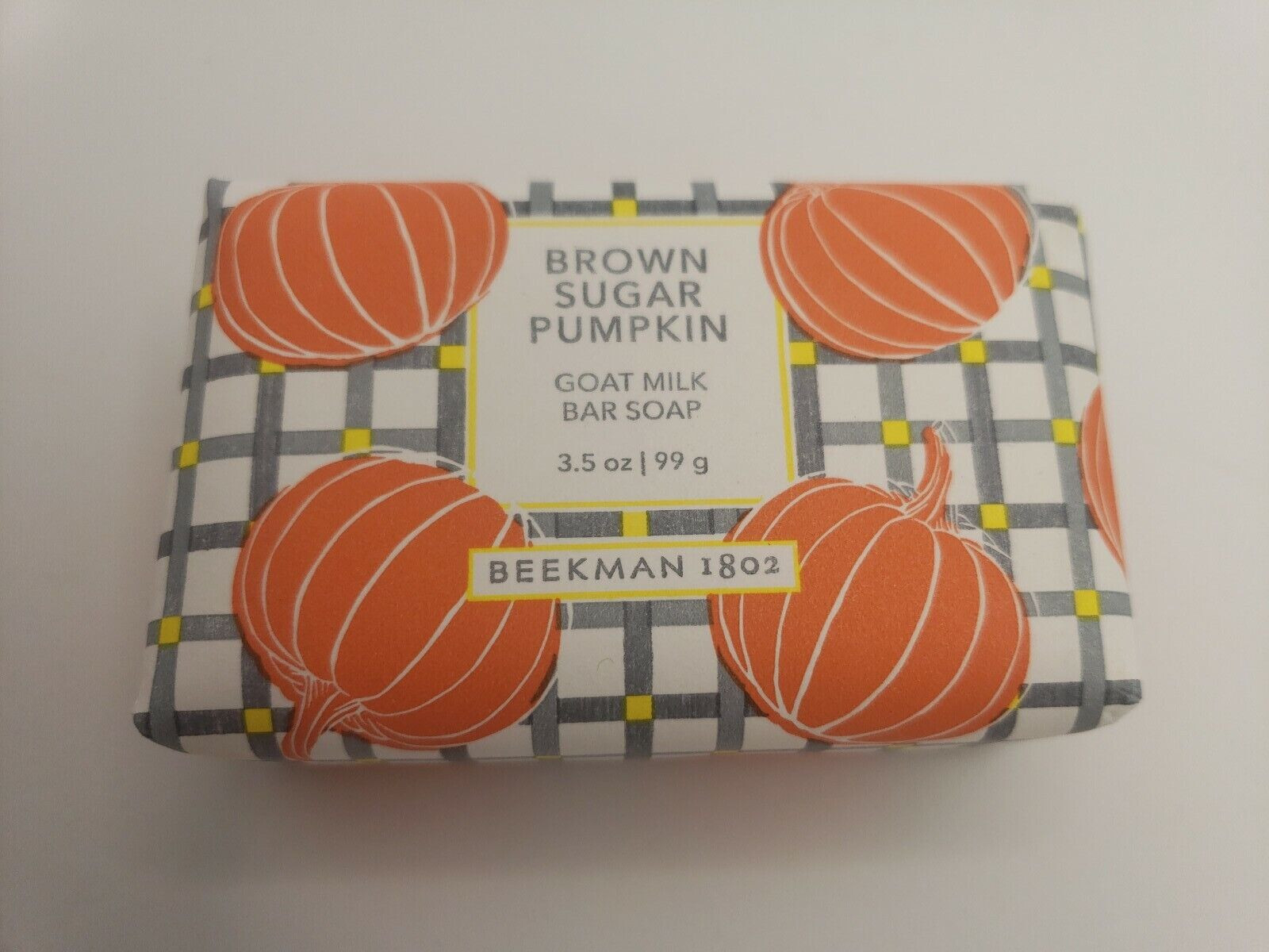 Beekman 1802 Goat Milk Brown Sugar Pumpkin Body Soap Bar 3.5 oz