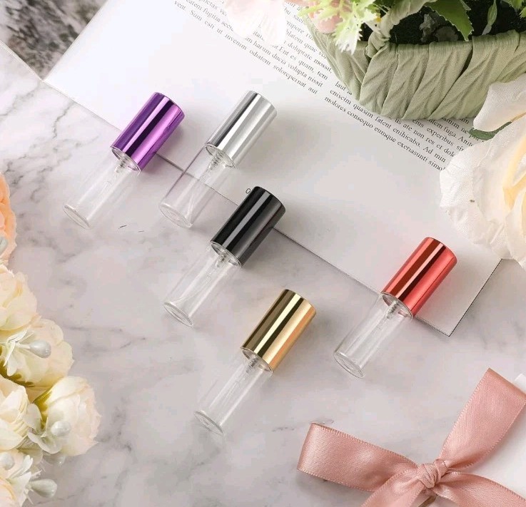 5ml/25pc Mini Refillable Travel Portable Perfume Atomizer Bottle Spray Pump Case