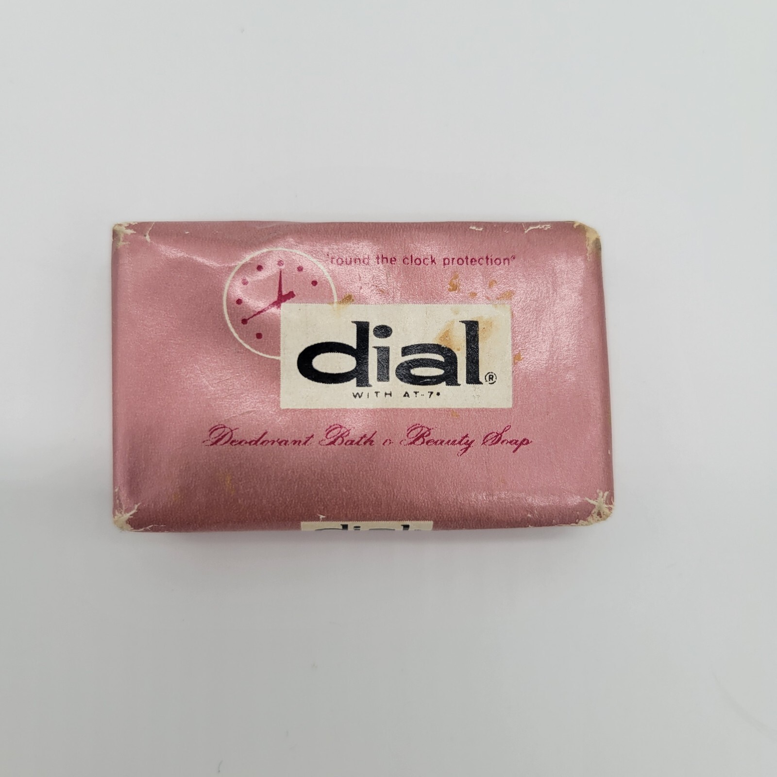Dial Bath Size Deodorant Beauty Bar Soap 5 OZ Vintage NOS Pink Wrapper AT-7