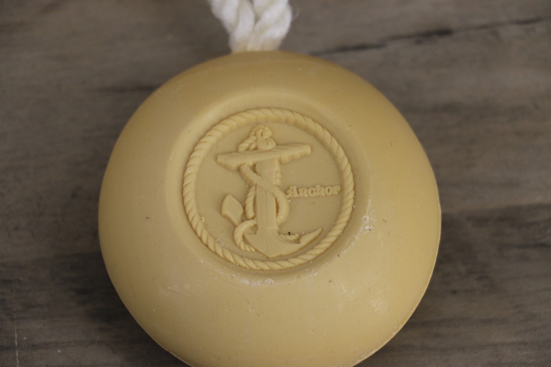 Vintage Anchor Soap on a Rope 5 oz Men’s Fragrance Soap New Old Stock NOS w/ Box