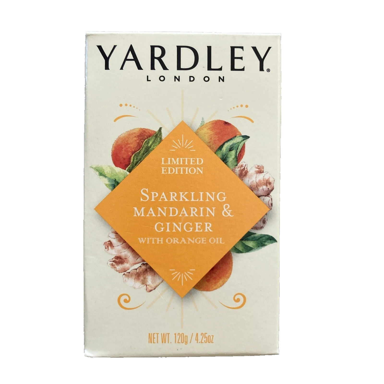 3 Yardley London Limited Edition Sparkling Mandarin & Ginger With Orange Oil