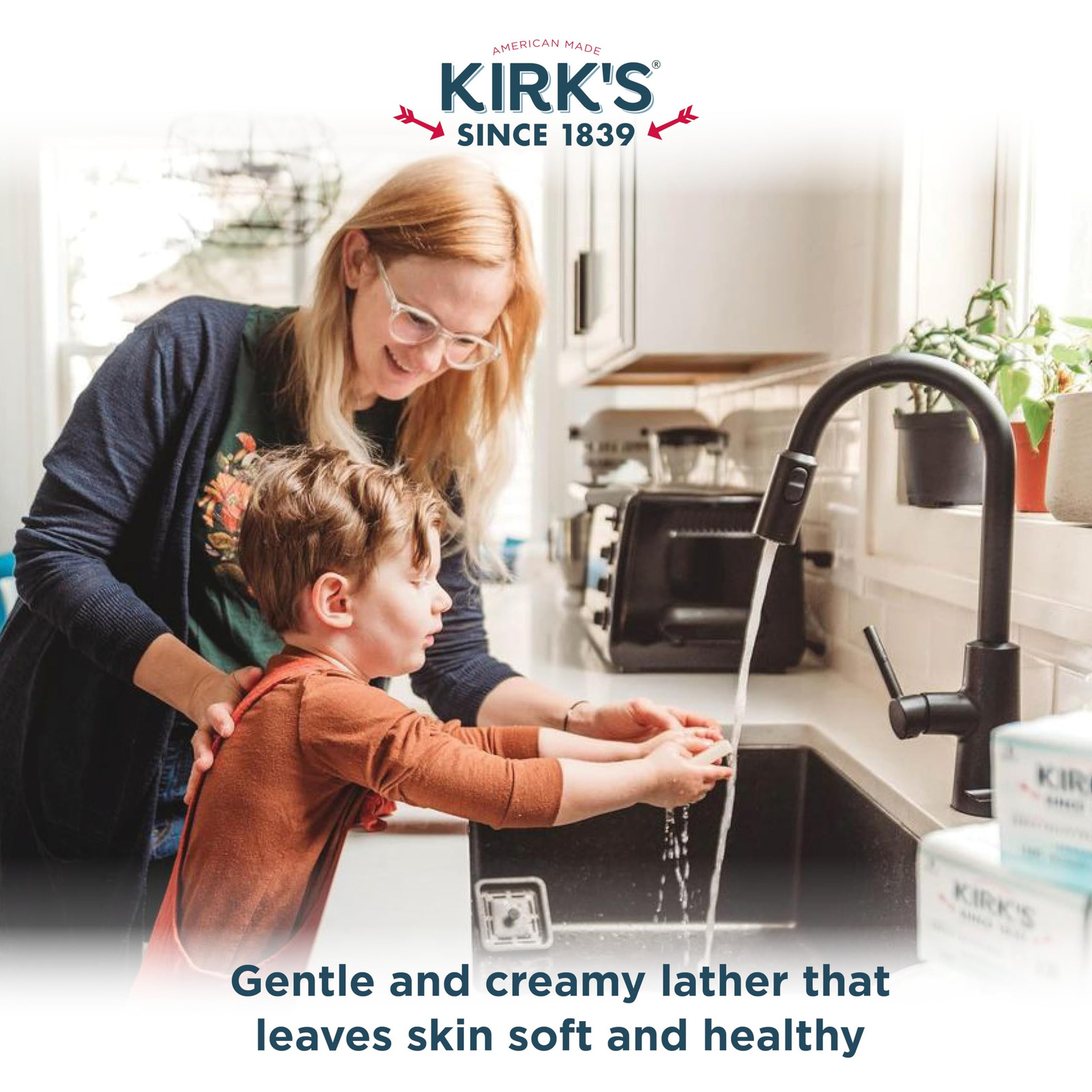 Kirk’s Gentle Castile Soap 4 Ounce Pack of 24 Vegan Fragrance Free Soap
