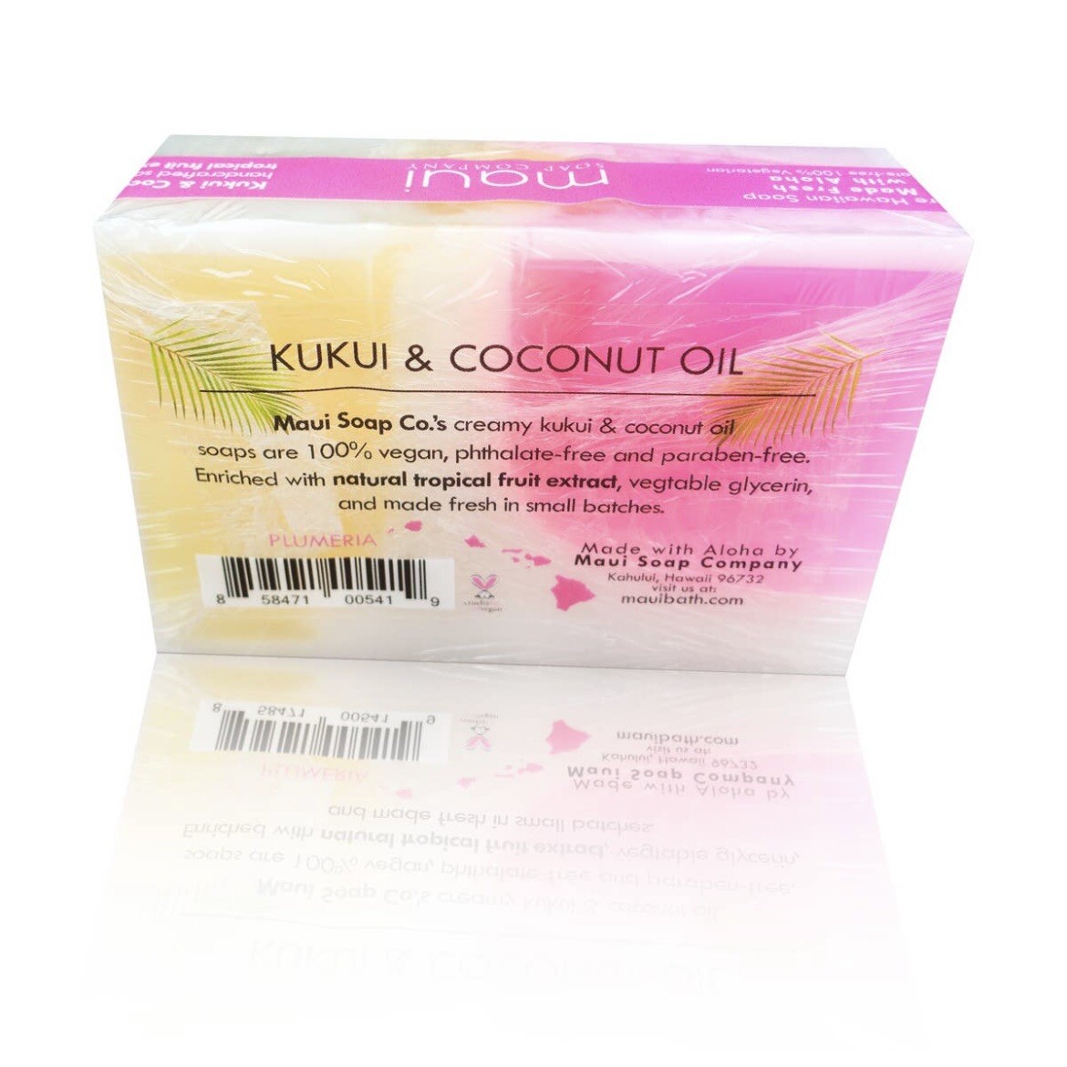 Handmade Vegan Plumeria Bar Soap