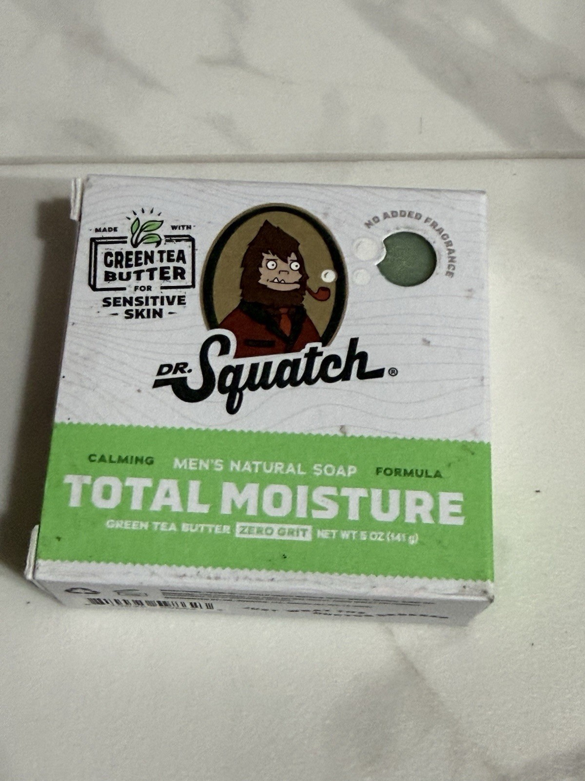 5x Dr. Squatch Green Tea Butter Bar Soap Total Moisture 5oz Each ( 5 Pack )