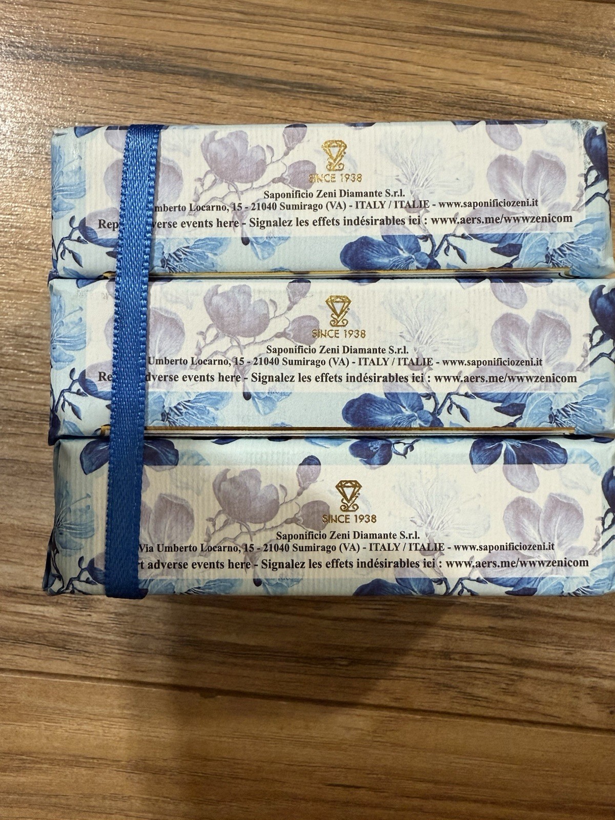 ZENI White Musk FINE TRIPLE MILLED SOAP BAR (3 BARS )5.3OZ EACH MADE IN ITALY