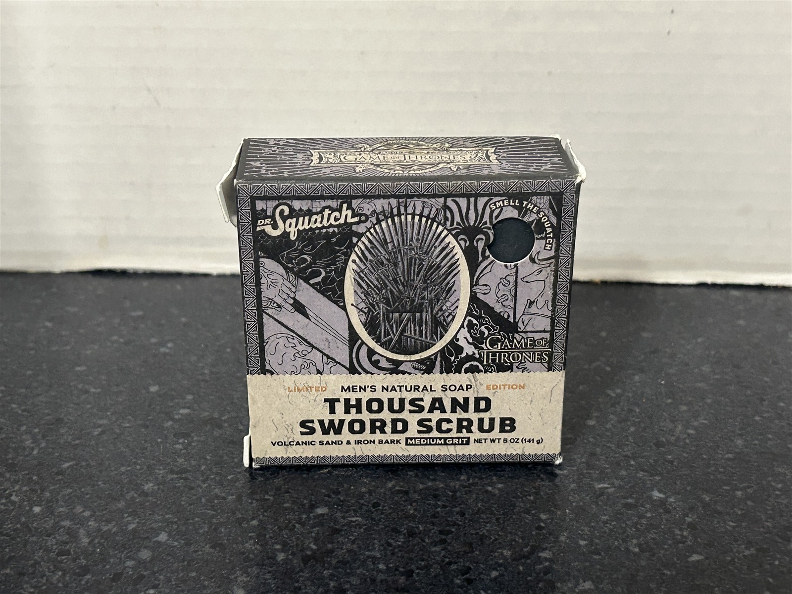 DR SQUATCH SOAP THOUSAND SWORD SCRUB LIMITED EDITION