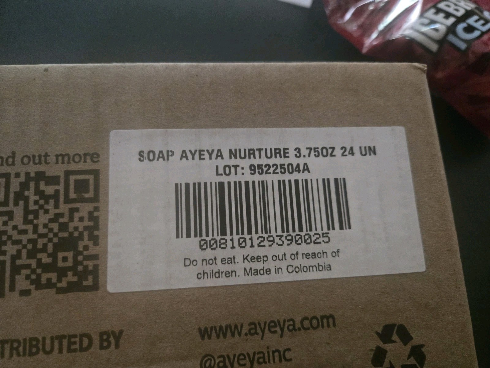 AYEYA Soap NURTURE Lavender Soap Lot Of 24ea 3.75oz Bars!