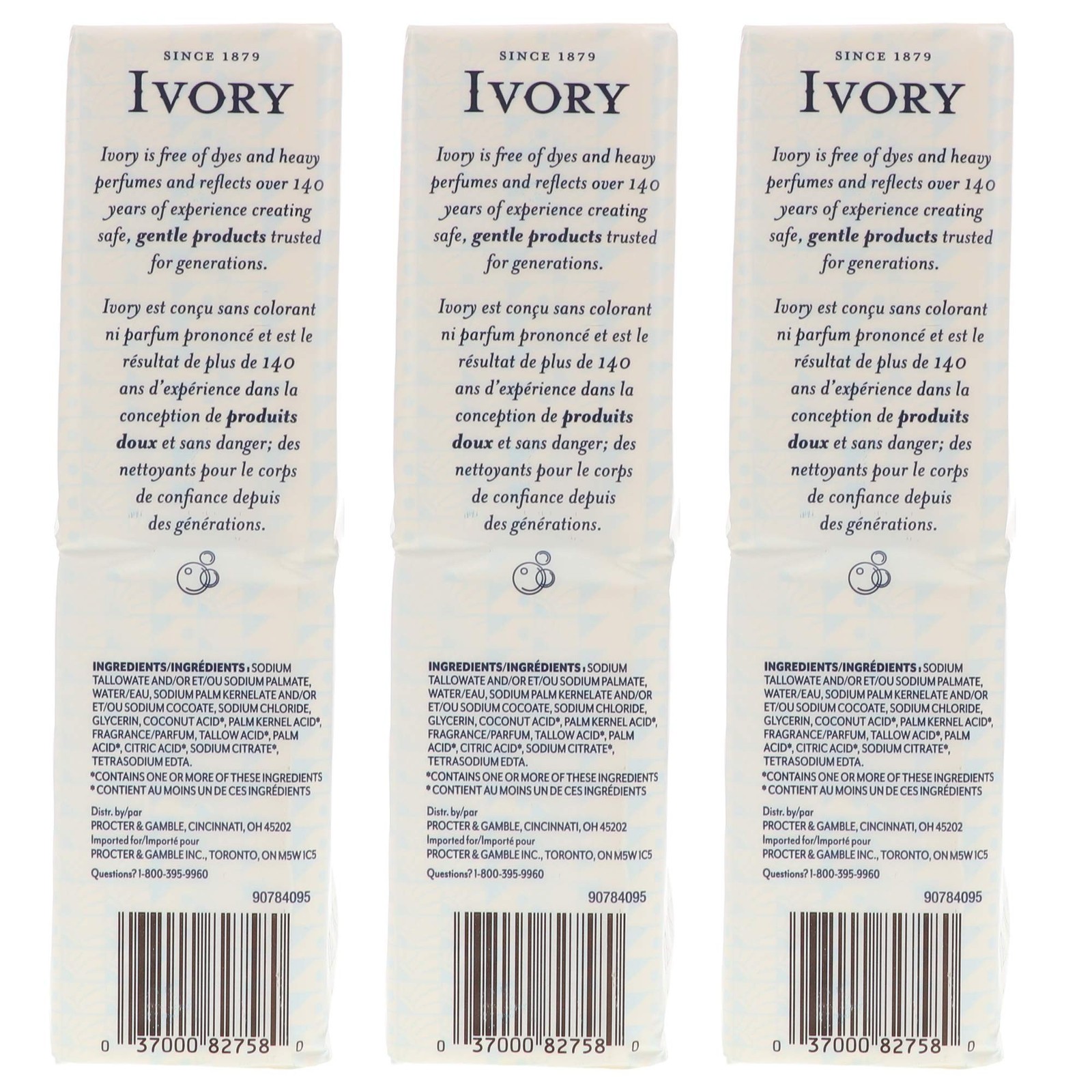 Ivory Soap, Original 4 oz Bars 10 ea (Pack of 3) 4 Ounce (Pack of 30)