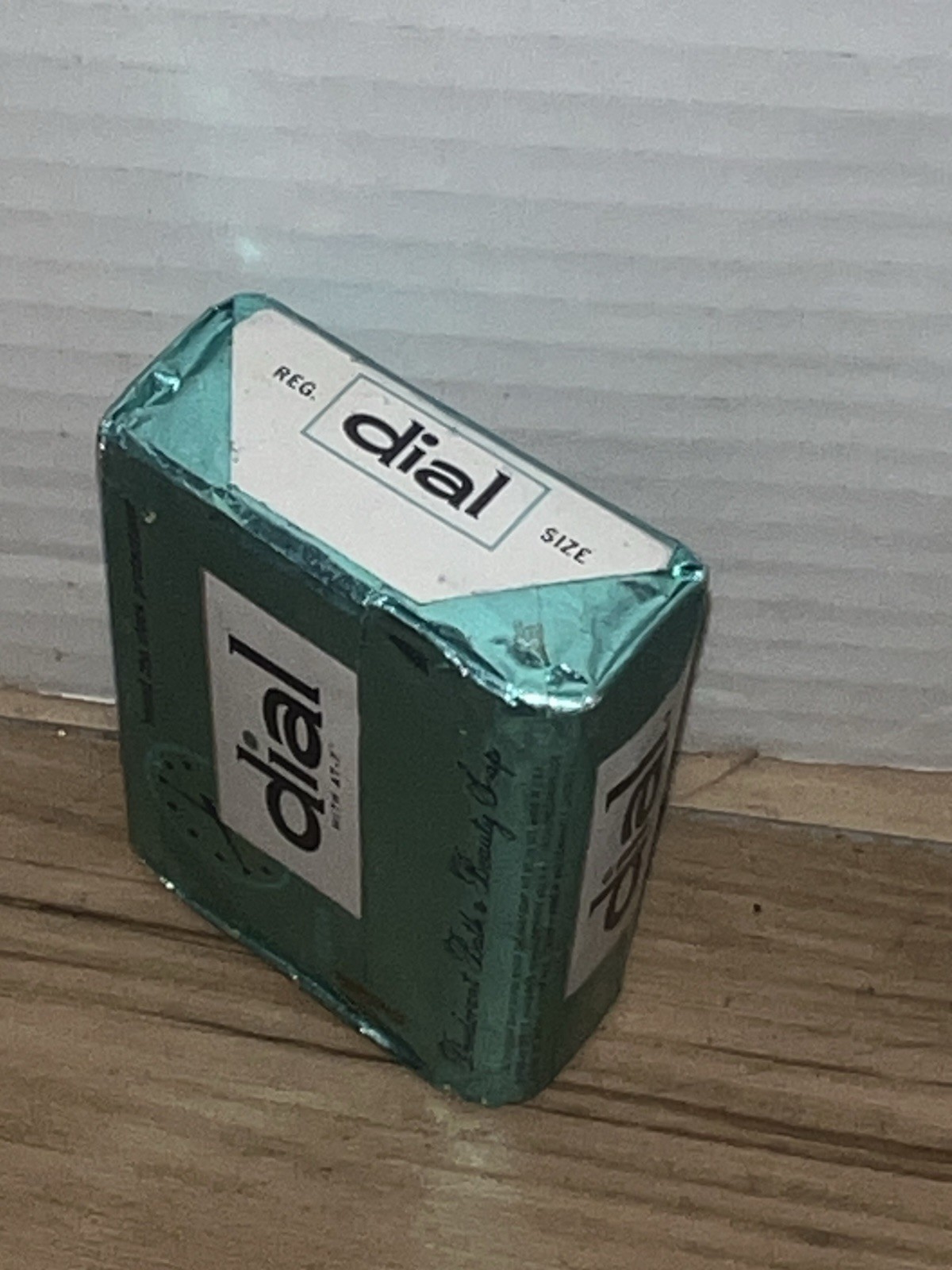 VTG Dial Deodorant Soap Aqua 4.7 oz Around The Clock Triclocarban LOT of 2