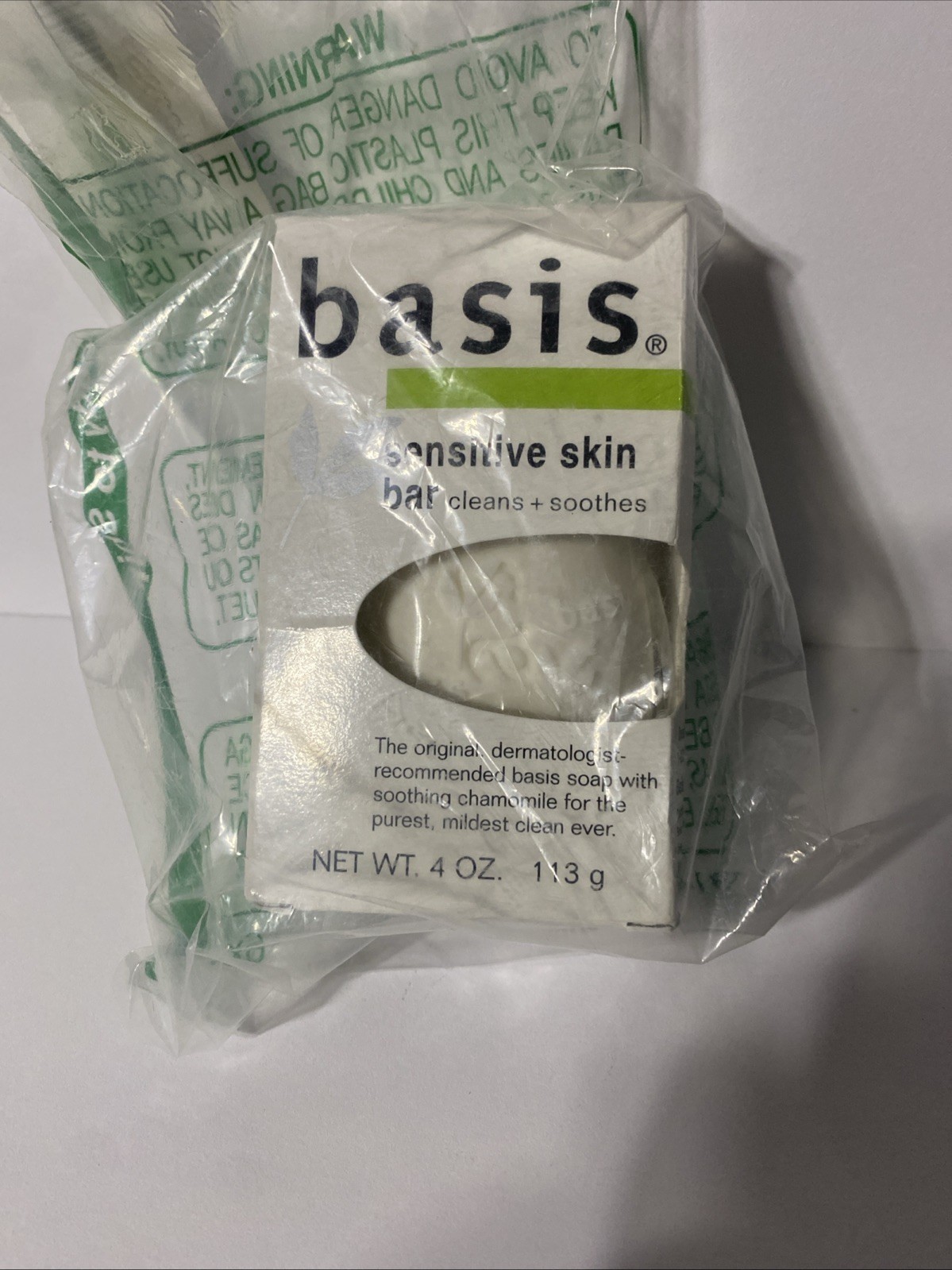 Basis Sensitive Skin Bar Soap – 4oz, 1 Pack