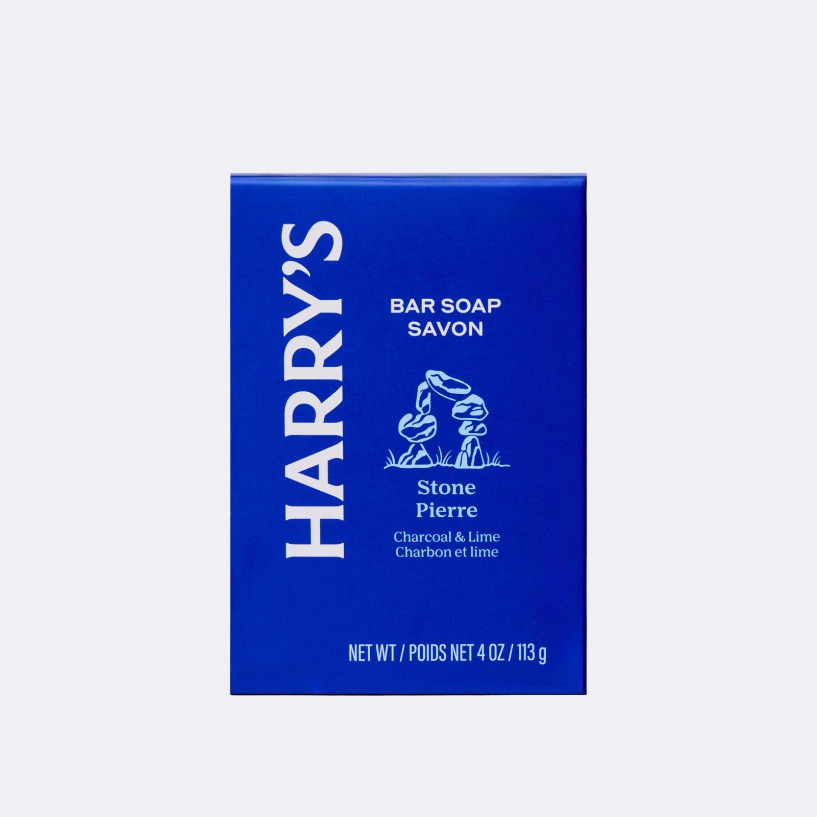 Harry’s Bar Soap for Men, Stone Scent, 4 oz. Soap Bar, Pack1