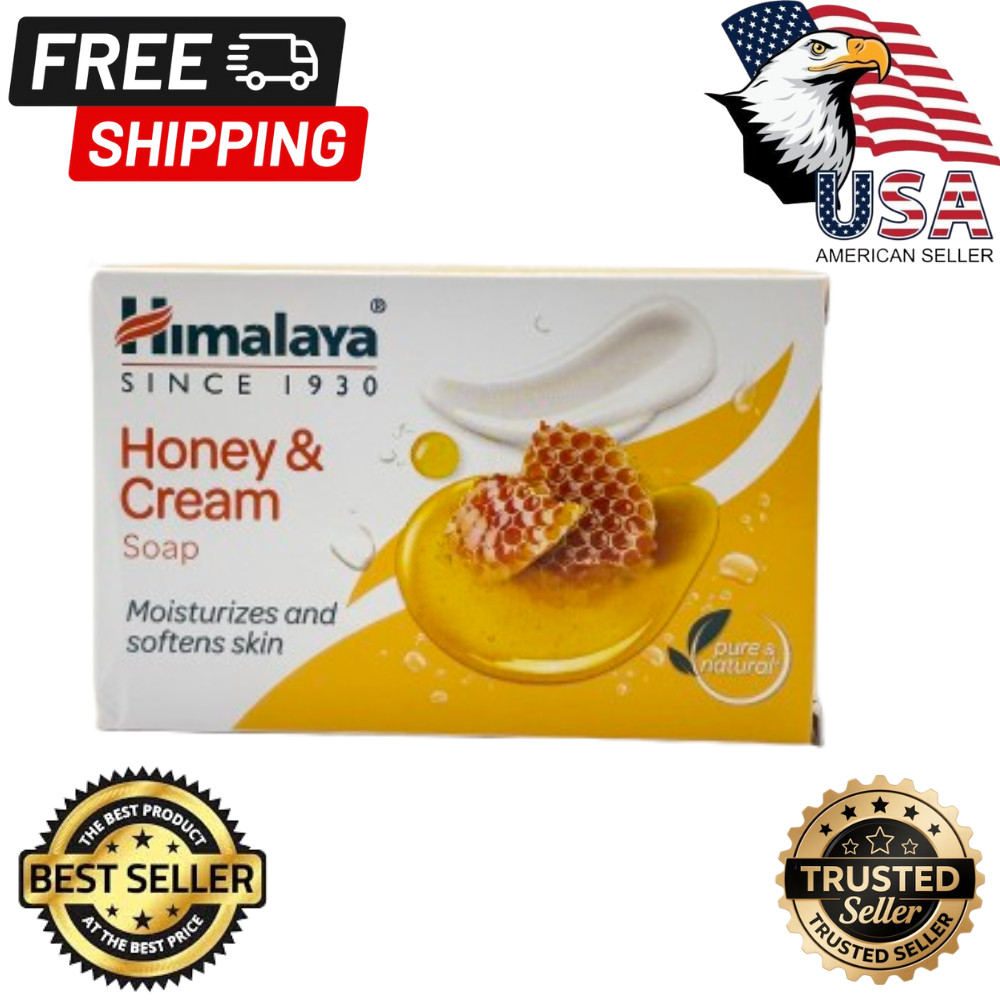 Himalaya Herbals Honey & Cream Soap 125 gm, FREE SHIPPING, USA SELLER