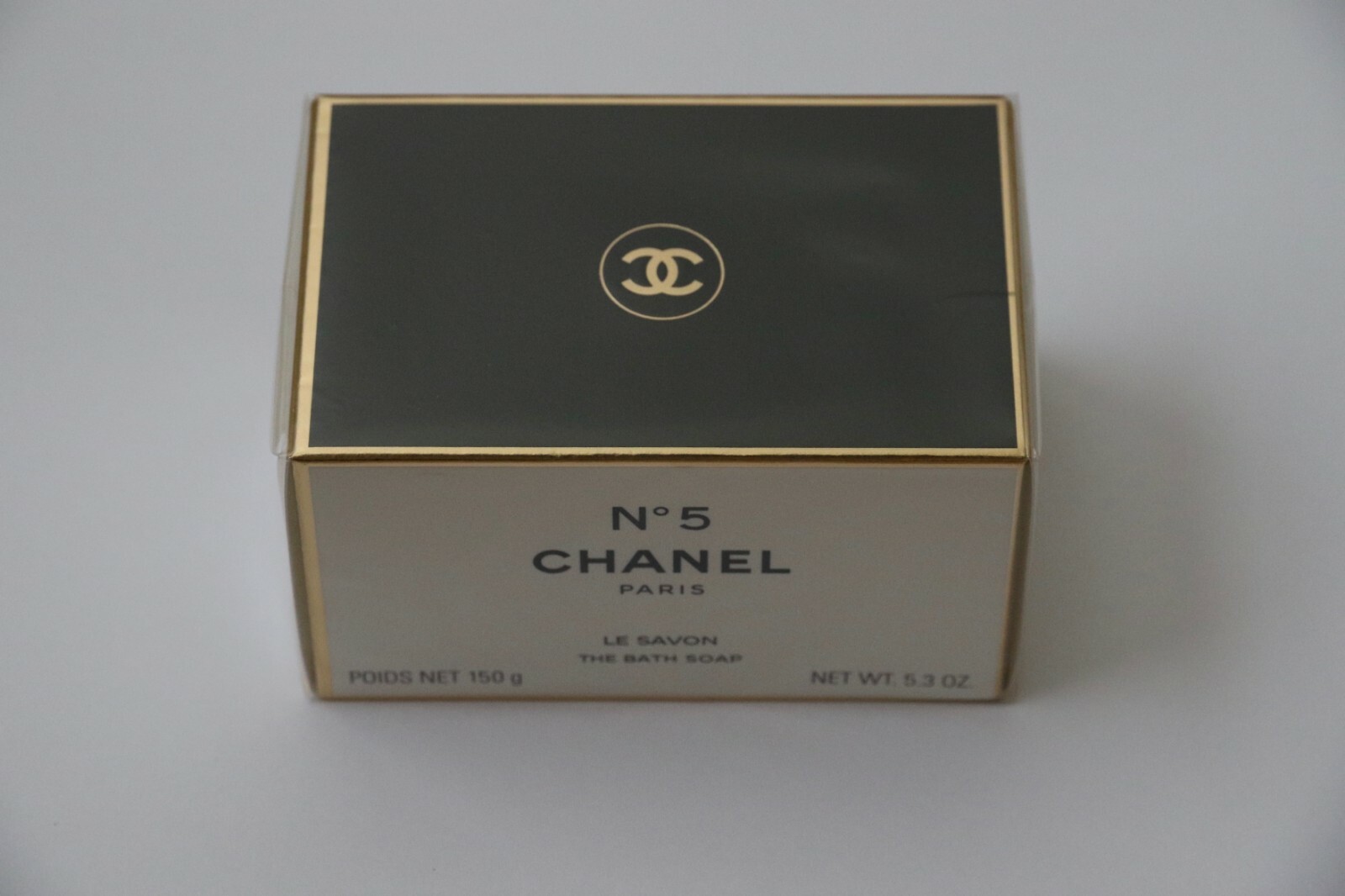 CHANEL No. 5 Perfumed Bath Bar Soap 5.3 oz 150 g Original Boxed Sealed