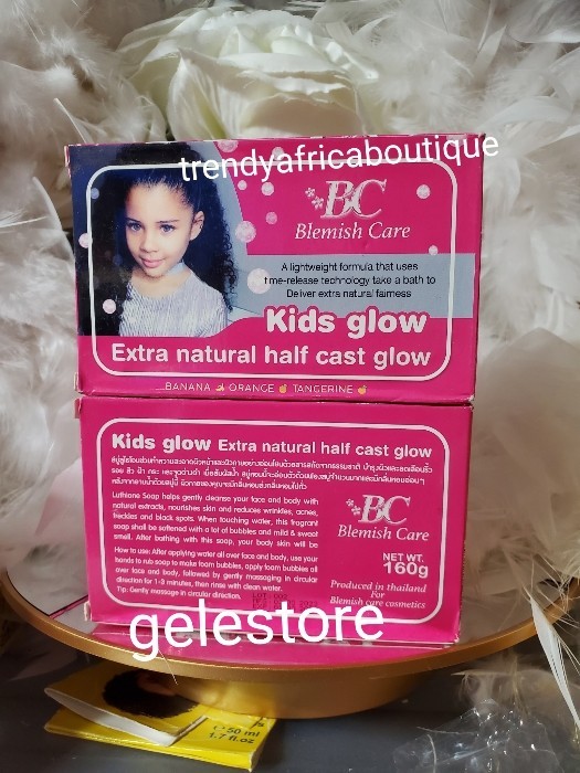 X 1 Soap: Blemish CARE KIDS & TEENS Extra Natural Half-c Glow Soap 👌160g X 1