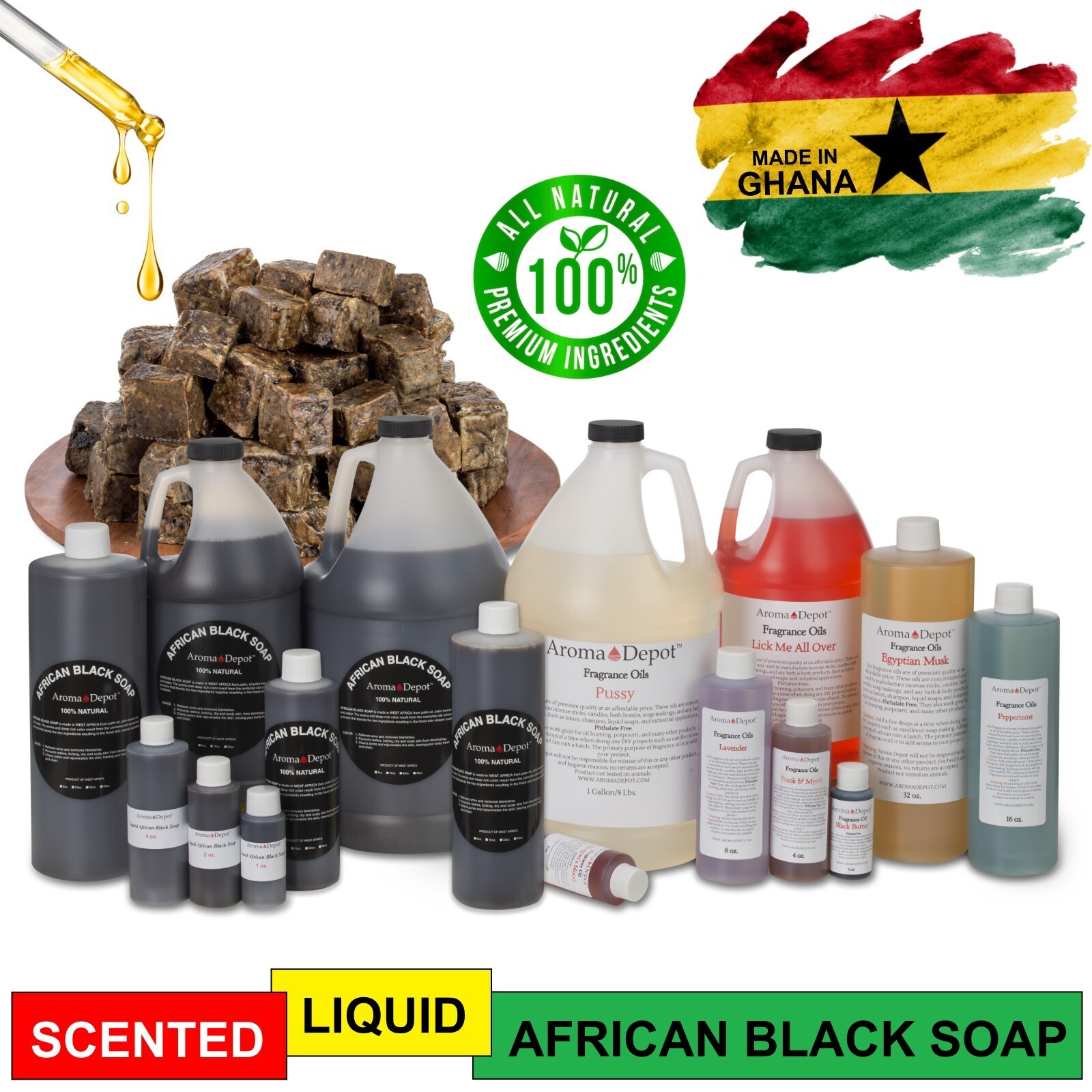 Raw African Black Soap Paste 4 lb. 100% Pure Natural Body Skin Face Wash Hair