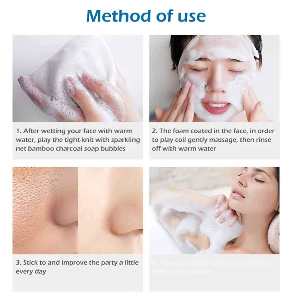 HOILIVERDE Sea Salt Goat Milk Soap Acne Treatment Face Body Scrub Cleanser 100g