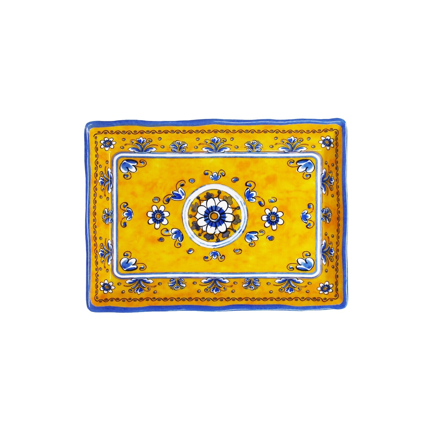 Fresh Sicilian Lemon Fragrance Bar Soap on Matching Melamine Soap Dish Gift Set