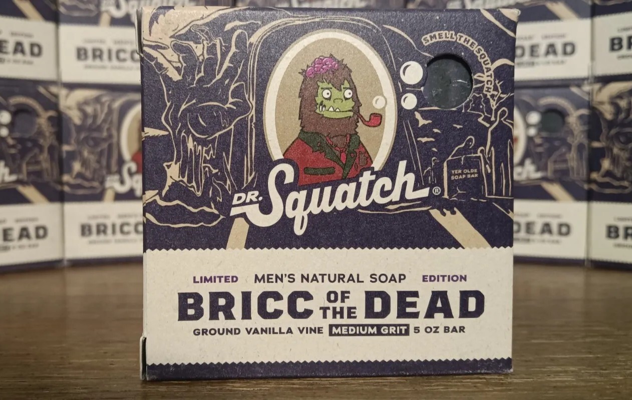 Dr Squatch Bricc Of The Dead Limited Edition Hand Made 100% Natural Soap