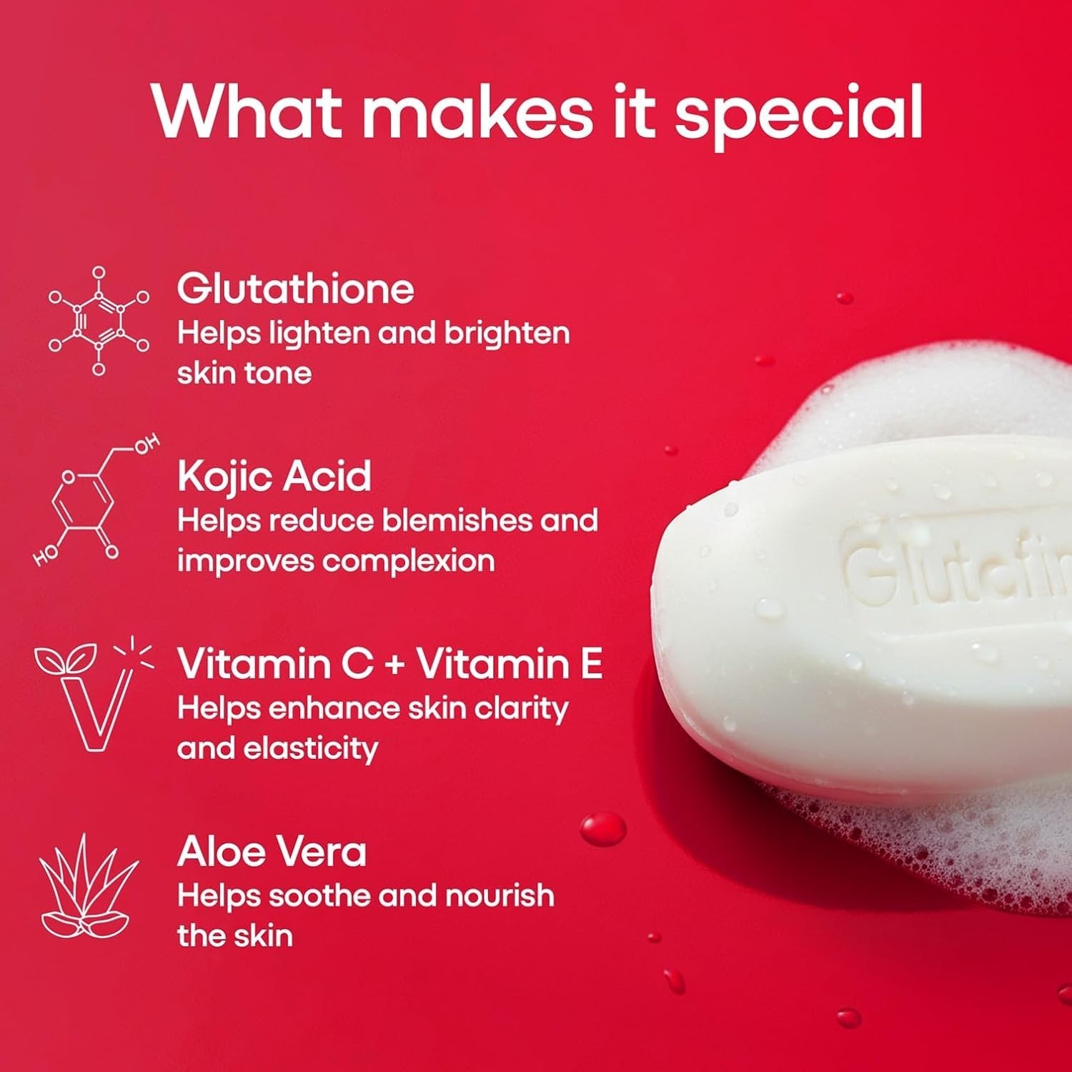 Glutafine Deep Cleansing Soap All Skin Types Pack of 1 Fast Shipping
